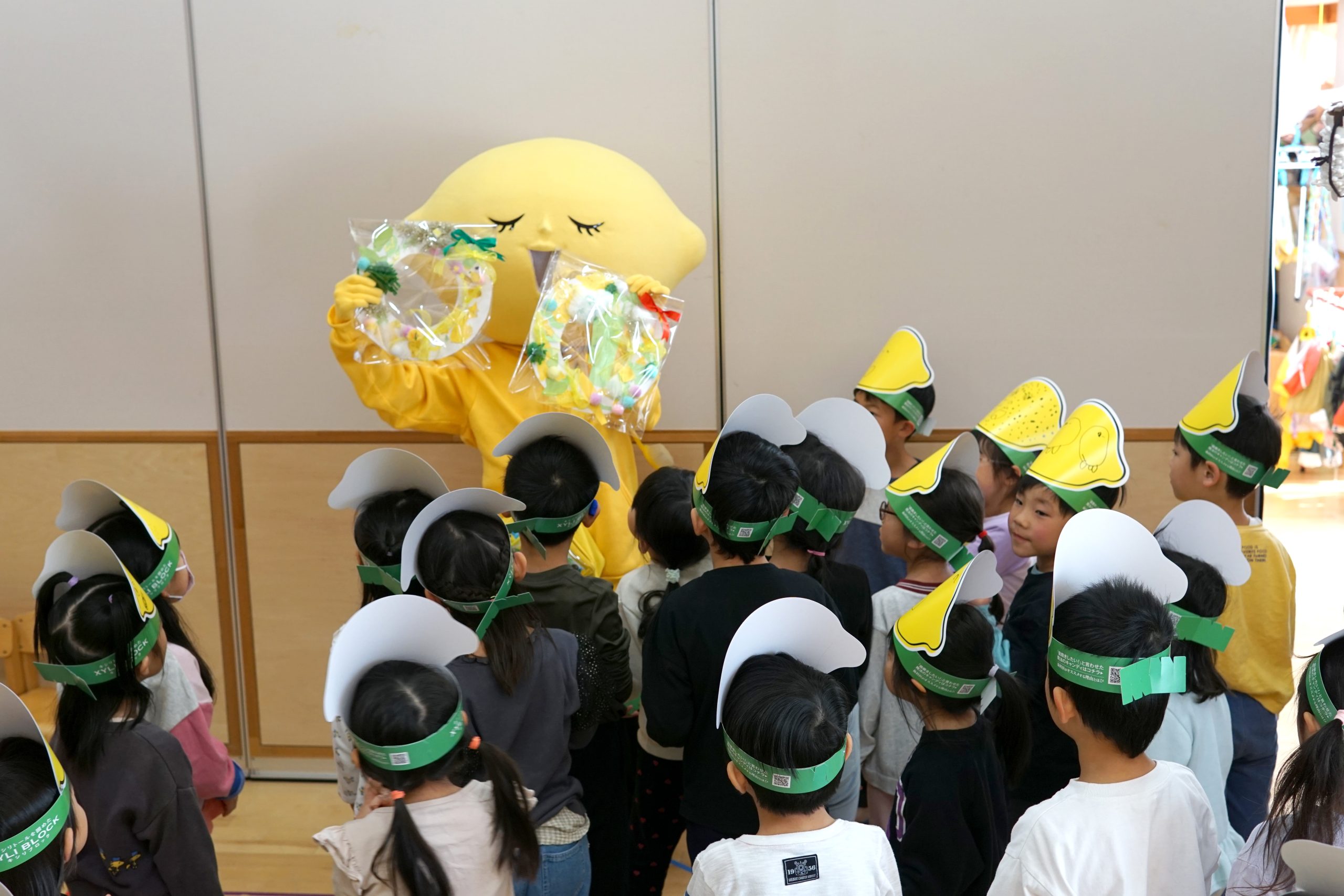 記念撮影＆「むし歯バイバイ」のお土産！