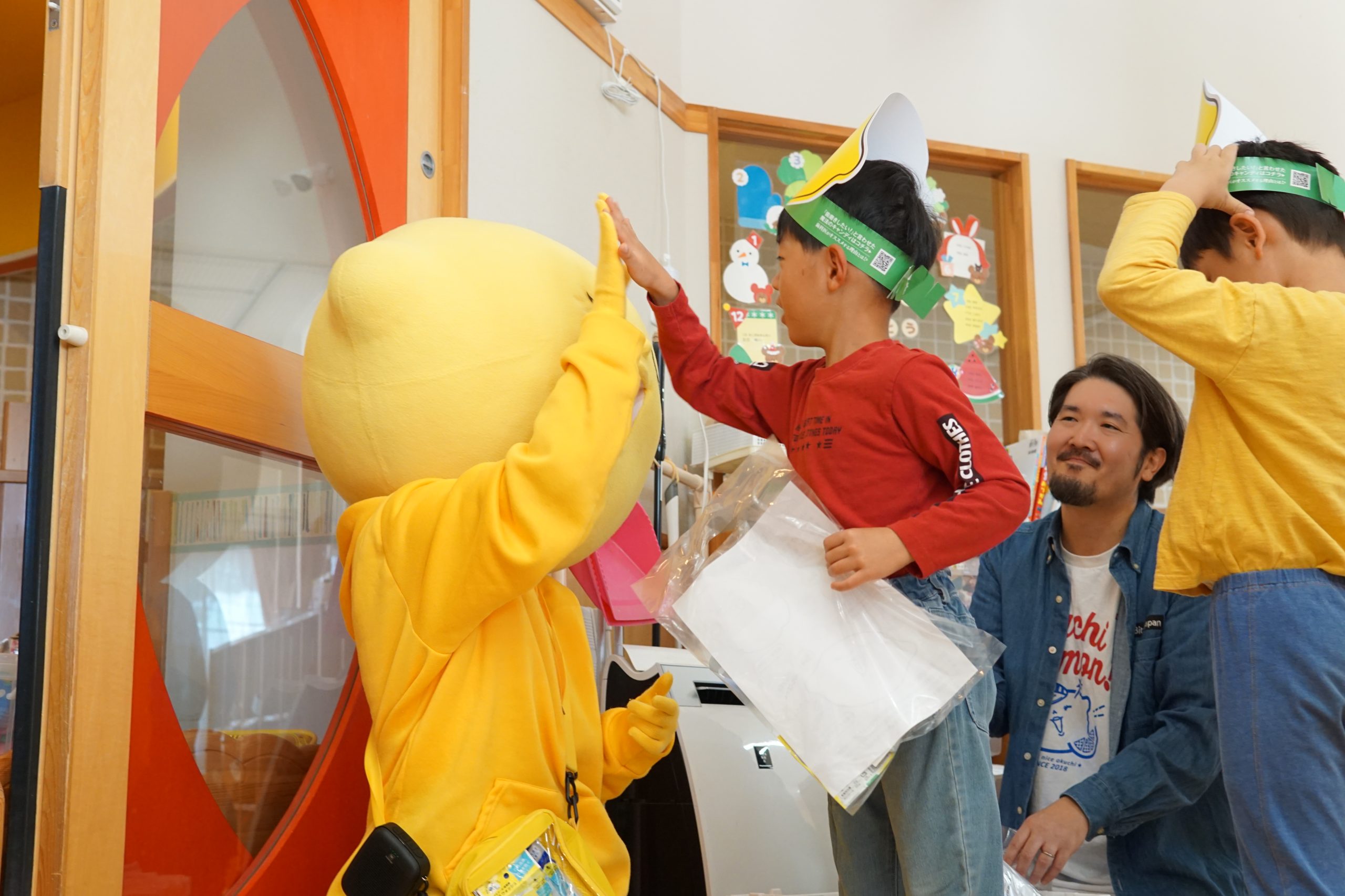 記念撮影＆「むし歯バイバイ」のお土産！